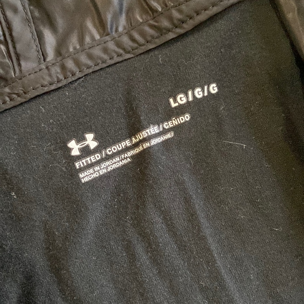 Under Armour Fitted 3/4 Zipper Hoodie Shirt Size Large - Picture 10 of 16